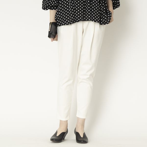 WESTWOOD OUTFITTERS/きれいめ無地のタックテーパードパンツ